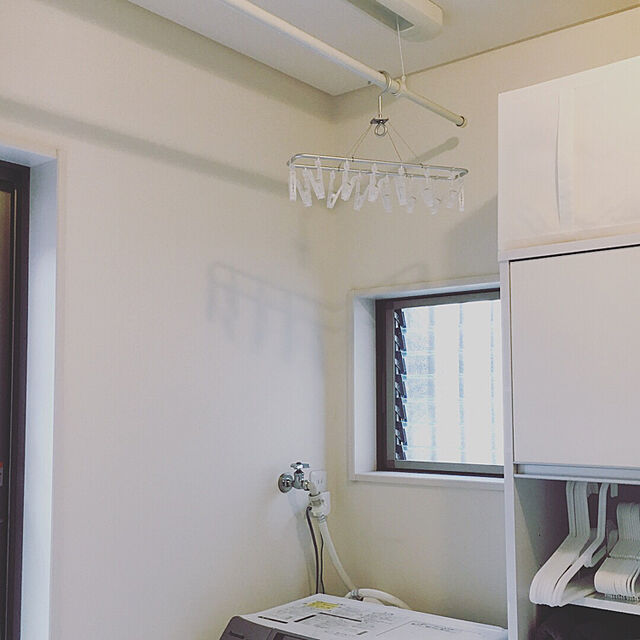 syokoの無印良品-アルミ角型ハンガー 薄型 ポリカーボネートピンチ仕様の家具・インテリア写真
