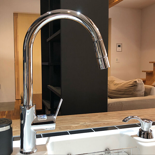 skr39の-DELTA デルタ ソープディスペンサー ビルトインタイプ クローム RP50781 液体 手洗い 食器洗剤 輸入 正規品 送料無料の家具・インテリア写真