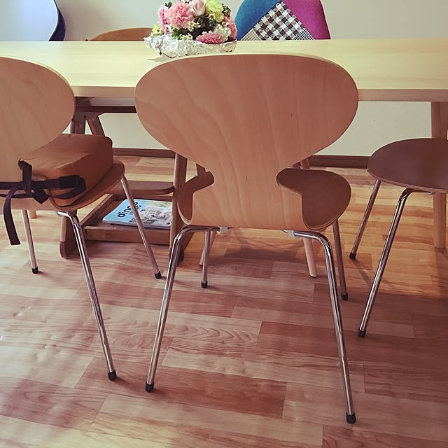 maruyamafarmのウィルリミテッド-お買い得 2脚セット Arne Jacobsen アルネ ヤコブセンANT CHAIR アントチェア] スタッキング可能ダイニングチェア 北欧家具 アリンコチェア カラー ウォールナット リプロダクト 【組立品】の家具・インテリア写真