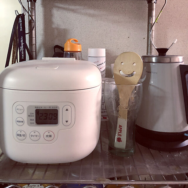 umi687の無印良品-無印良品　しゃもじ置き付き炊飯器・３合　ＭＪ‐ＲＣ３Ａの家具・インテリア写真