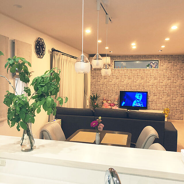nicoのニトリ-裏地付き遮熱カーテン(リフレ グレー 100X210X2) の家具・インテリア写真
