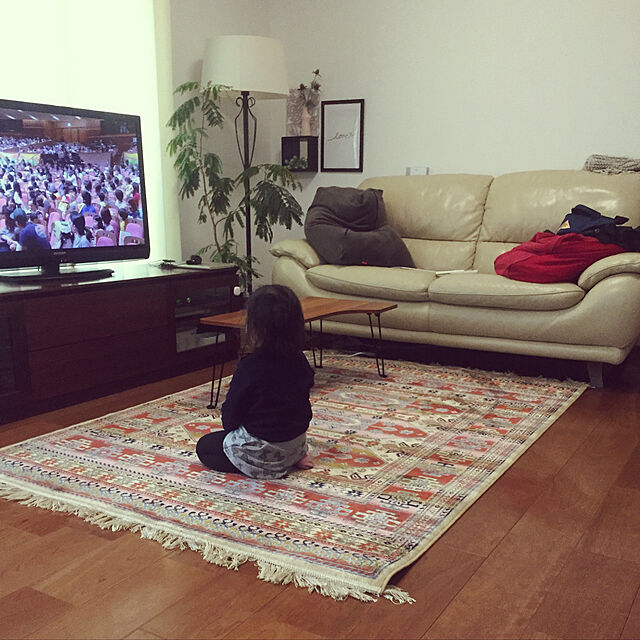 A__Tの-ラグ カーペット ラグマット 北欧 キリム シャギーラグ rug 洗える ウォッシャブル モダン じゅうたん 絨毯 Jerba ジェルバ 140cmx200cmの家具・インテリア写真