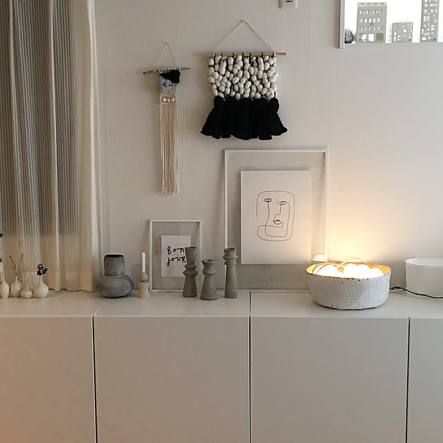 IKEA (イケア) BESTA ベストー 収納コンビネーション 扉付, ホワイト, ラップヴィーケン ホワイト 392.101.63