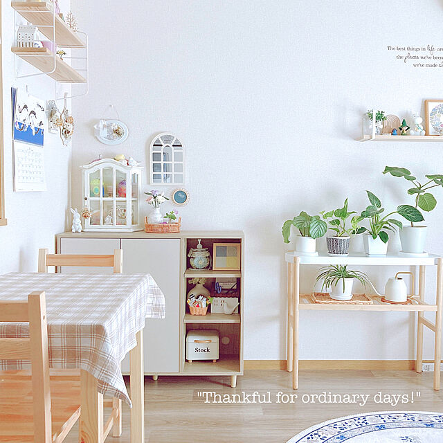 yuyuの-LABRICO 棚 ディスプレイ 見せる収納 ウオール ラック  壁面収納 ラブリコ ショートシェルフフレーム(小） 1セット (1×4木材用)の家具・インテリア写真