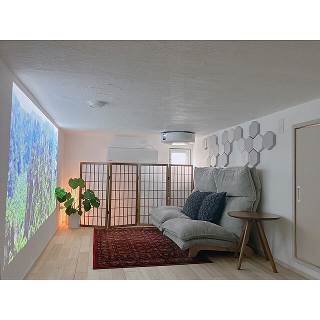 Aliのファミリー・ライフ-NEW 障子スクリーン 4連 パーテーション 衝立の家具・インテリア写真
