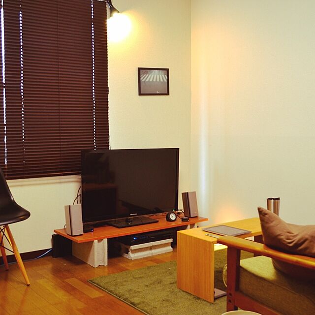 meru79の無印良品-コの字の家具・積層合板・オーク材・幅７０ｃｍの家具・インテリア写真