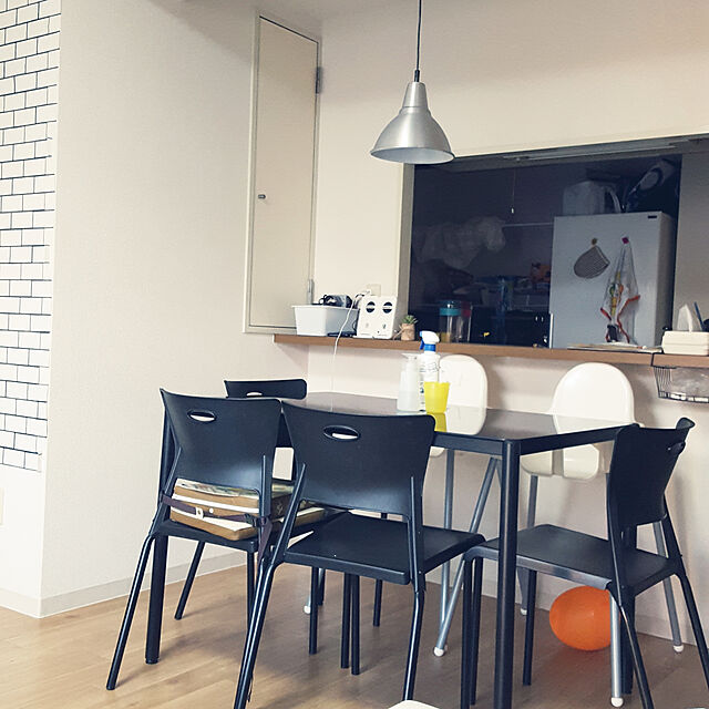 guricoのイケア-(IKEA)ANTILOP ハイチェア トレイ付き, シルバーカラーの家具・インテリア写真
