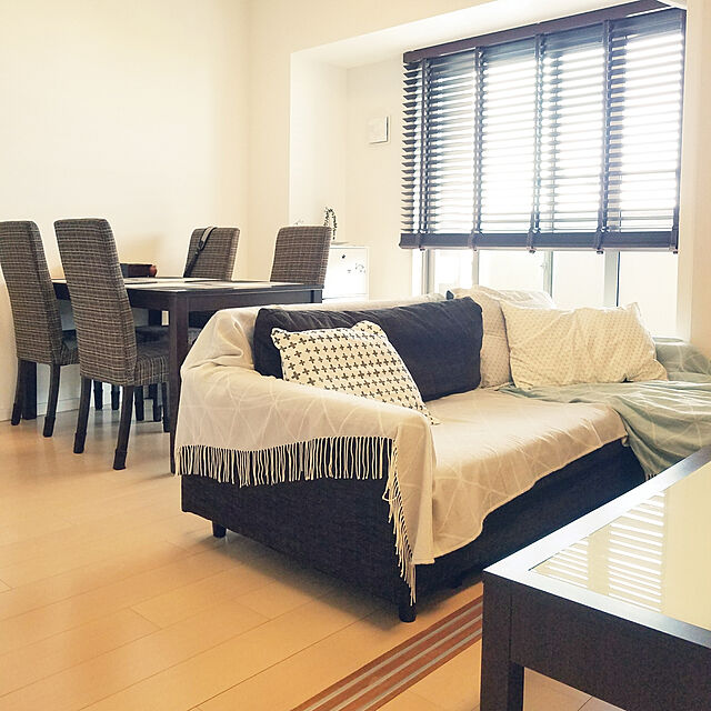 miAのニトリ-枕カバー(パターンGY)  【玄関先迄納品】の家具・インテリア写真