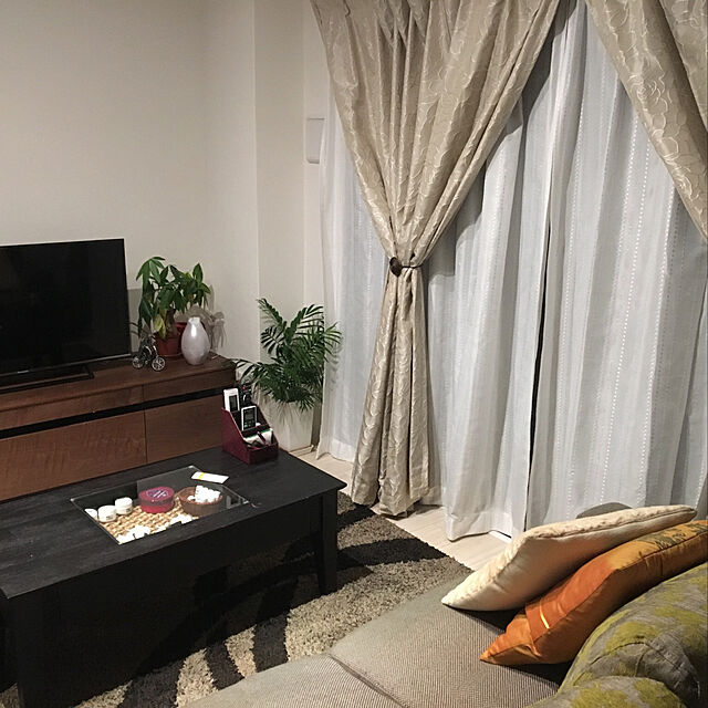 Misaのニトリ-カーテンタッセル 2個入り(マグネット ヨヨ2 BR) の家具・インテリア写真