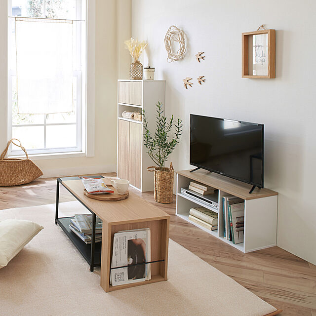 Simple-Styleのアイリスオーヤマ-伸縮センターテーブル SCT-795の家具・インテリア写真