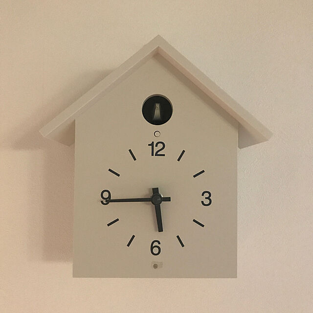 yukkoの無印良品-無印良品 鳩時計 大 掛置時計 ホワイト 良品計画の家具・インテリア写真