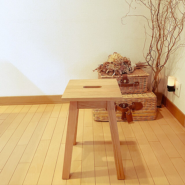 shihoの-Hafen ハーフェン 角スツール おしゃれ 背もたれなし 木製 スツール 椅子 イス いす(ポイント10倍)の家具・インテリア写真