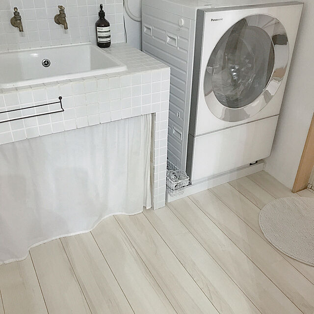 saooo39のイケア-ＩＫＥＡ/イケア　BADAREN　バスルームマット55 cm　ホワイトの家具・インテリア写真