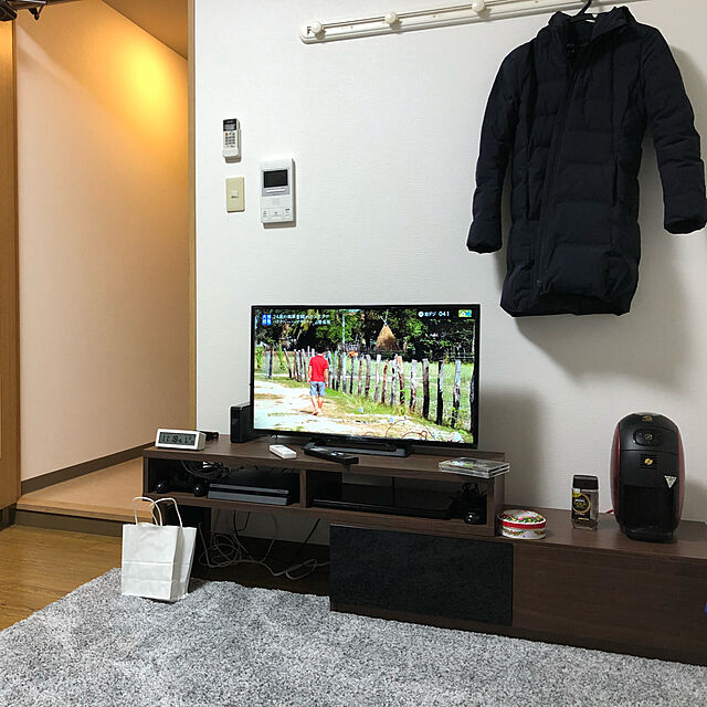 Mikiのニトリ-テレビボード(ブルックリン CN 40 MBR) の家具・インテリア写真