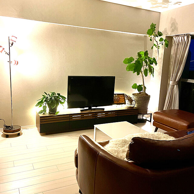 Azudoの-AlusStyle/アルススタイル リビングシリーズ テレビ台 幅200.5cm ダークブラウン 【通販】の家具・インテリア写真