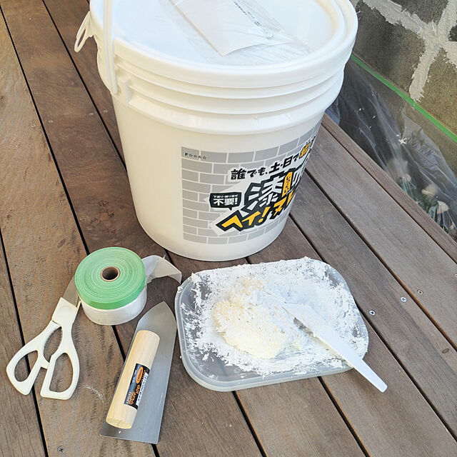 Maroの日本プラスター-日本プラスター 漆喰 ヘイ！ヌレール 白色 16kg へいぬれーるの家具・インテリア写真