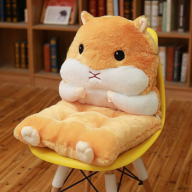 aiojapanの-クッション 椅子 ハムスター おもちゃ 背もたれクッション ぬいぐるみ 抱き枕 動物 アニマル ネズミ アニマルクッション かわいいの家具・インテリア写真