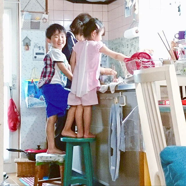 takakoの東谷-ボタン風 木製 椅子 スツール チェア イス 北欧 キッチン かわいい オシャレ LFS-452 東谷の家具・インテリア写真