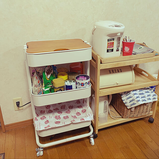 hiromiのB.Bファニシング-ROSSINI　メッシュバスケットワゴン　3段　シンプルの家具・インテリア写真
