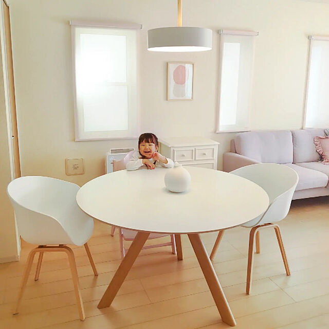 miyuの-HAY（ヘイ） / CPH 20 ROUND（ラウンド） / Φ120cm / オーク材・クリアラッカー / テーブルの家具・インテリア写真