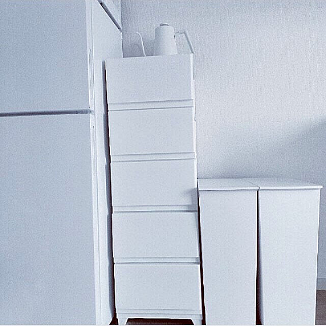 heart.emiemi57.whiteの岩谷マテリアル-I'mD(アイムディー) ゴミ箱 クード シンプル ワイド (ブラック)の家具・インテリア写真