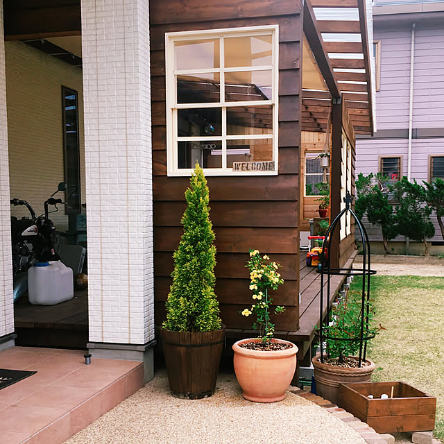 makiの-植木鉢 おしゃれ 素焼き 丸い ヨーロッパ デザイン シンプル 丸型 ボール かわいい 7号 陶器鉢　【メアリーL38】の家具・インテリア写真