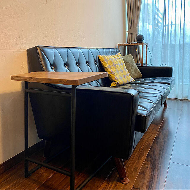 minatamaの-【カリモク正規品】ロビーチェア 3シーター リビングテーブルセット スタンダードブラックの家具・インテリア写真
