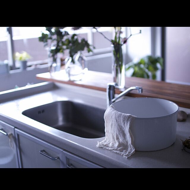 hamakajiの野田琺瑯(Nodahoro)-野田琺瑯 ホワイト シリーズ 丸型 洗い桶 WA-Pの家具・インテリア写真