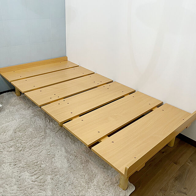 sakielのアーバン通商-メラミンすのこベッド シングル MB-2020の家具・インテリア写真