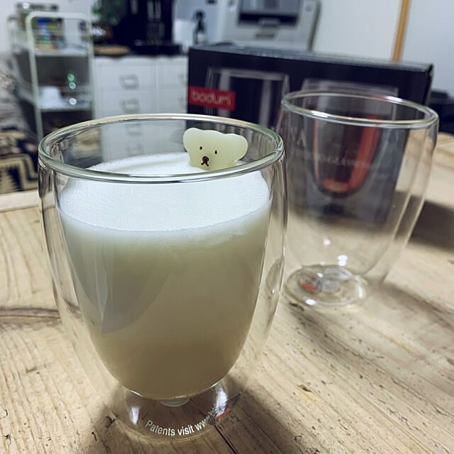 SHIrokuMAの-【メーカー正規品】ボダムジャパン(bodum) パビーナ(パヴィーナ) ダブルウォールグラス 350ml (2個セット) /2重構造ガラス 耐熱 耐冷 おしゃれ グラス ガラス タンブラー 電子レンジ 実用的 インスタ映え インテリア 送料無料の家具・インテリア写真