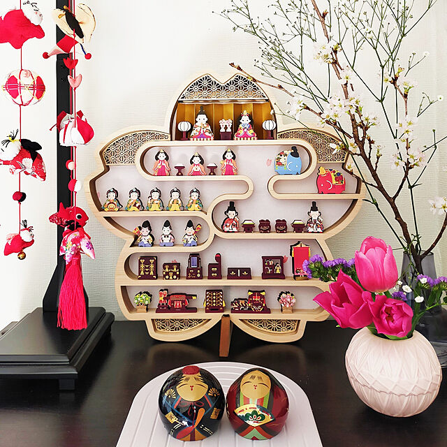 JKの-クレイ/temari　MATT PINK/326-611-511【01】【取寄】 花器、リース 花器・花瓶 陶器花器の家具・インテリア写真