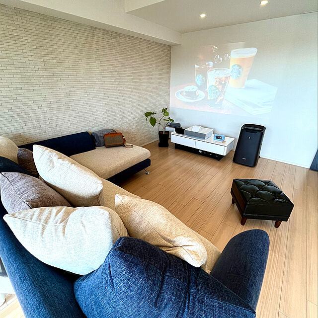 WRoomの-シャープ 加湿空気清浄機 KI-LX75-T(ブラウン系)(2019年発売モデル)の家具・インテリア写真