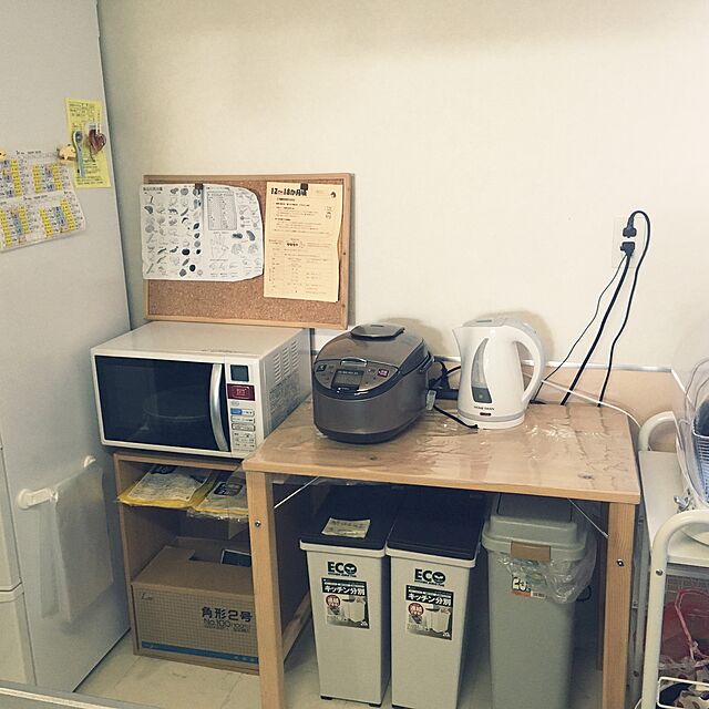 norilakkumaのニトリ-ワゴン(ファシール WG55 WH)  【玄関先迄納品】 【1年保証】の家具・インテリア写真