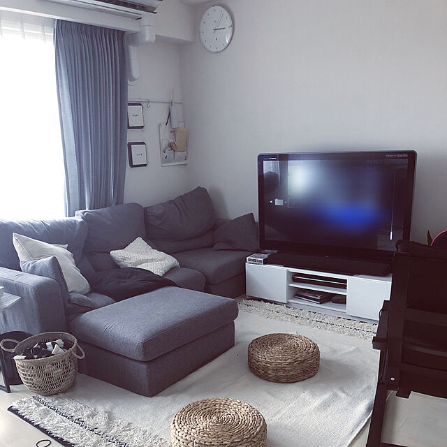 JUMPeyのニトリ-アクセントラグ(ムンバQ BK 140X200) の家具・インテリア写真
