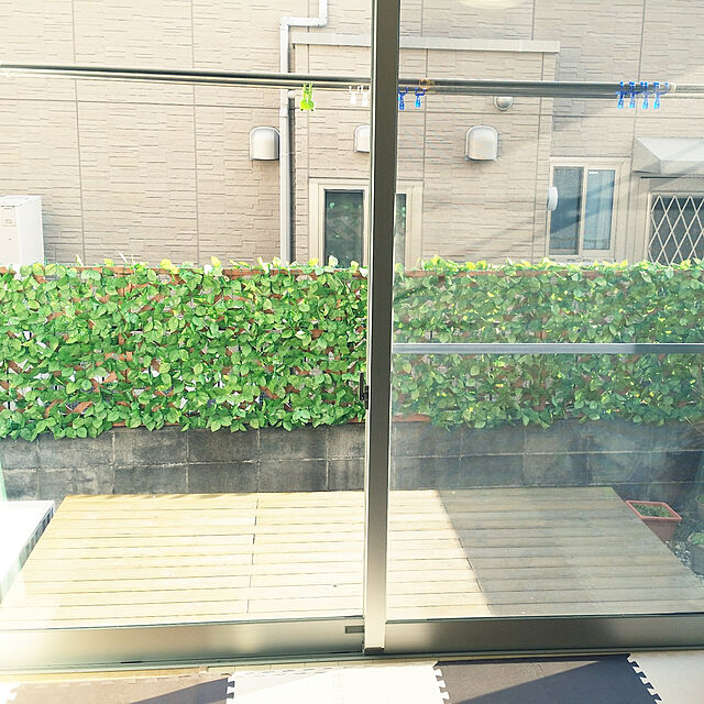 atsuの不二貿易-不二貿易 グリーンフェンス 1×1m ライトグリーンの家具・インテリア写真