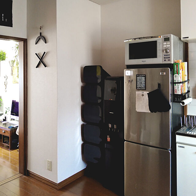 hada.iroの-ORIGINALSELECT　冷蔵庫 URBAN CAFE SERIES （アーバンカフェシリーズ 2ドア 右開き 173L　JR-XP2NF173F-XK ステンレスブラック（標準設置無料）の家具・インテリア写真