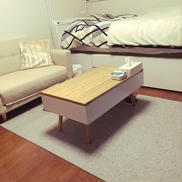 y.sのニトリ-セミダブルベッドフレーム (ジオ WW チェスト40） の家具・インテリア写真