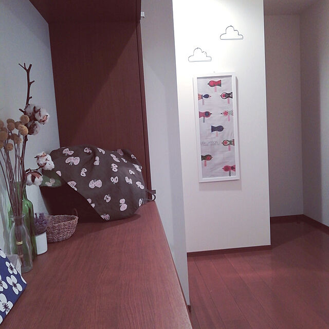 toretsuの-mina perhonen（ミナ ペルホネン）×musubi ちょうむすび風呂敷 50cm角（hana hane）【ねこポス対応可】の家具・インテリア写真