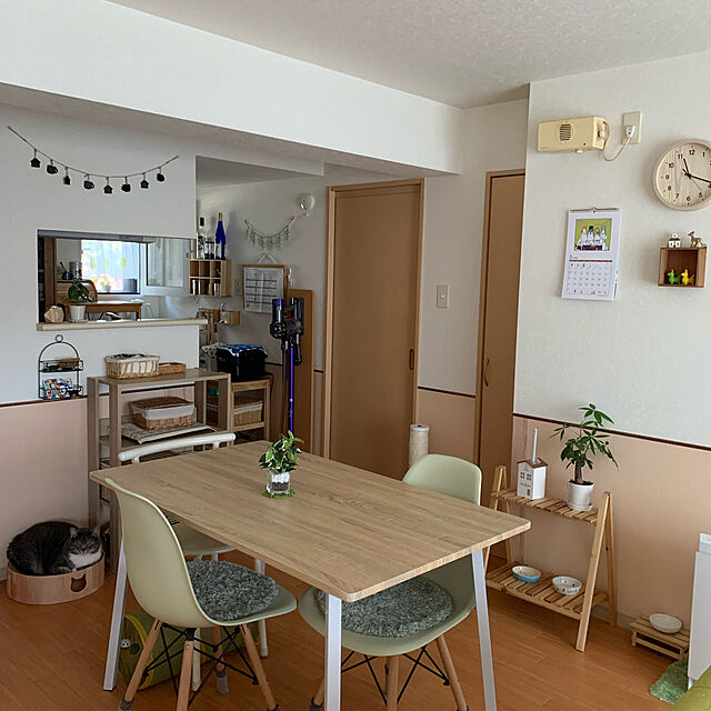 Machikoの-ふわふわマイクロファイバーチェアパッド【洗える】の家具・インテリア写真