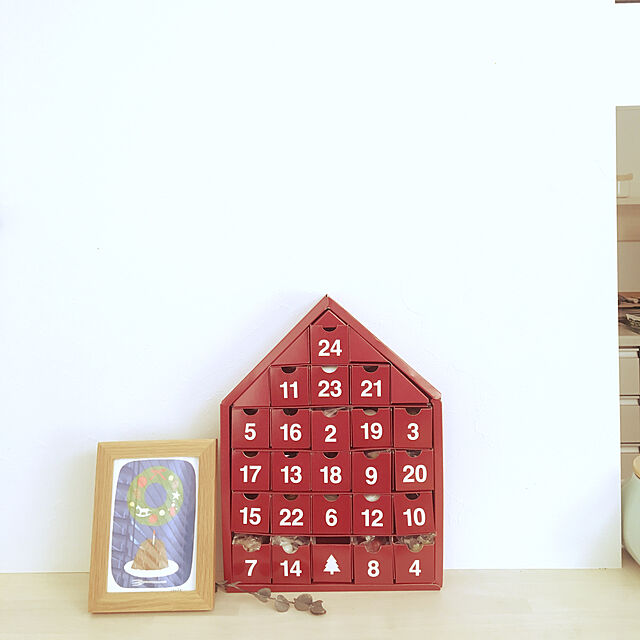 risaの-nishishuku 西淑　ポストカード　クリスマス　リース　クグロフの家具・インテリア写真