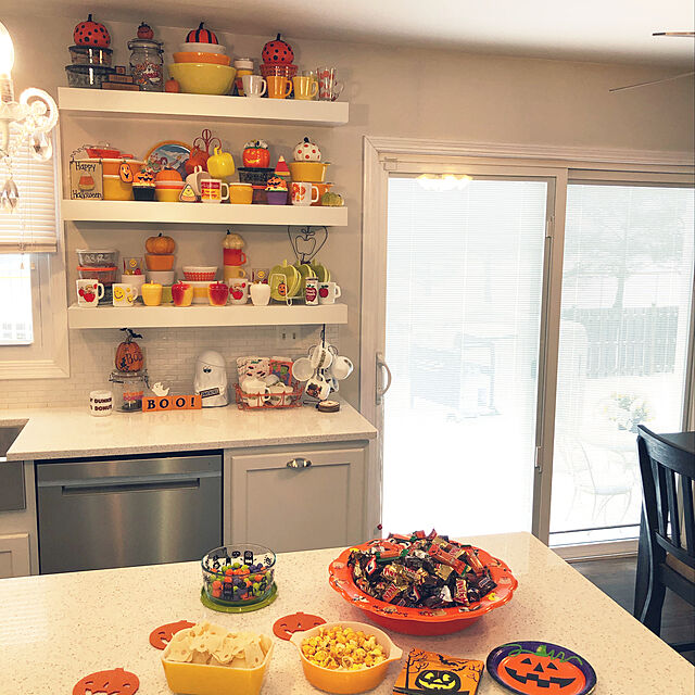 sachikoの-FEDERALフェデラル　ビックマグ・オレンジ　ミルクガラス・マグカップ　アメリカンヴィンテージ食器の家具・インテリア写真