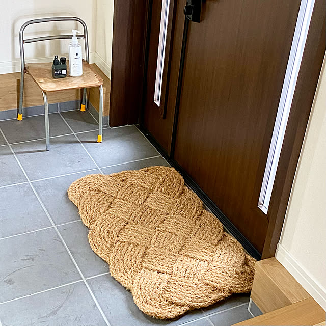 mikigumaの-インフィニティーコイヤーマット DETAIL Infinity Coir Mat 2557M NA BL 50×80cm 玄関マット ディテールの家具・インテリア写真