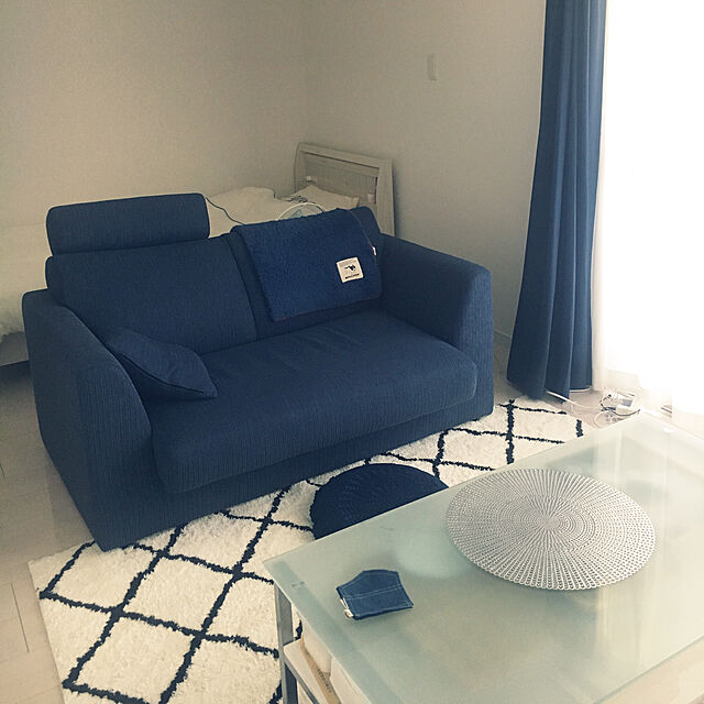 chieのニトリ-別売りヘッドレスト(NポケットYL-BL) の家具・インテリア写真