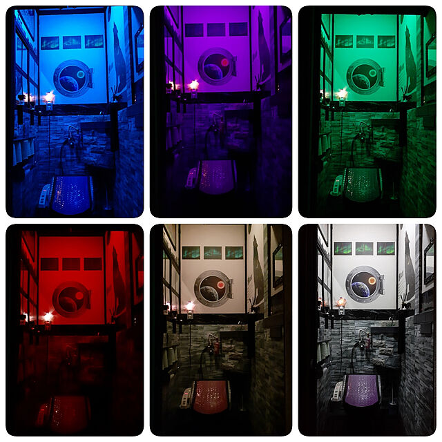 kiraのAEdiea-AEdiea ロマンチック カラフル センサー LED キノコナイト ライト ウォール ランプ 家 装飾の家具・インテリア写真