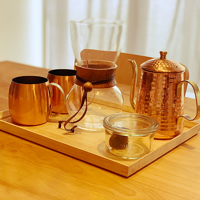 azutsumugiの-【ノベルティ付き】カリタ Cuケトル 600 コーヒーポット 銅 600mL Kalita coffee pot copper 52260 日本製 送料無料の家具・インテリア写真