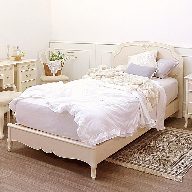 coedodecoの東海家具-東海家具 フルールWH ベッドS-F シングルの家具・インテリア写真