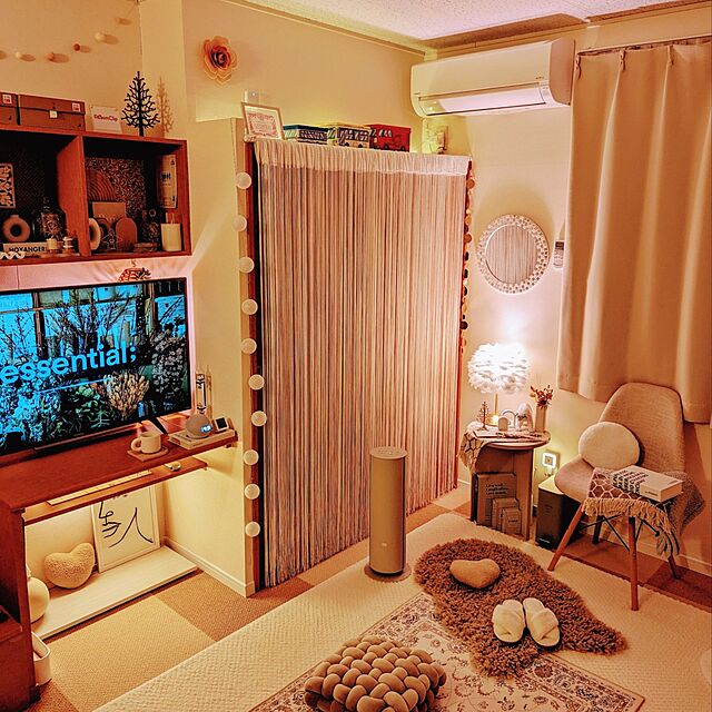 megurinの-照明 レディース フェザーランプ ピンクの家具・インテリア写真