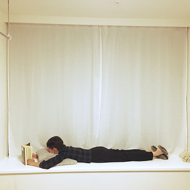chizuのニトリ-クッションカバー(ファー ラビット GY) の家具・インテリア写真
