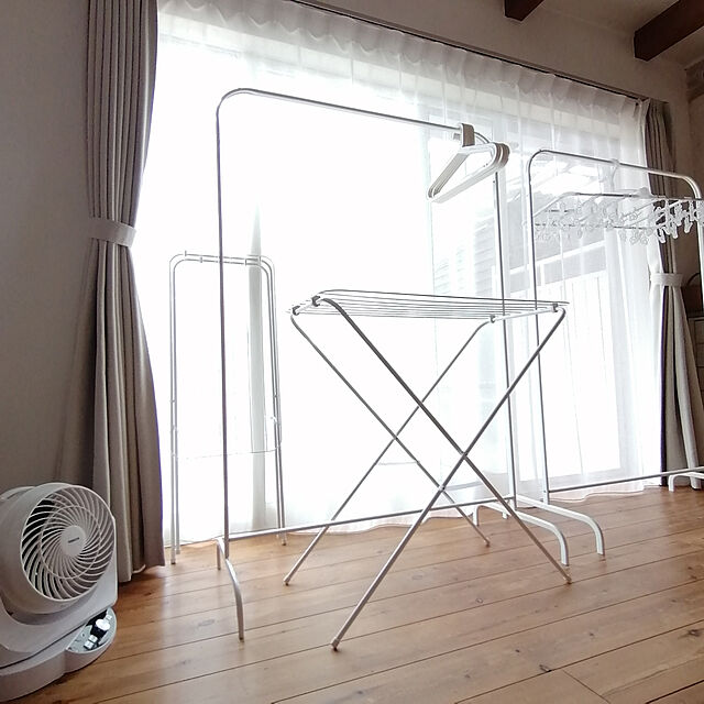 olivierの-カーテンレール カット可能 TOSO レガートプリモ ダブルレール正面付セット メタルRキャップ （300cm）の家具・インテリア写真