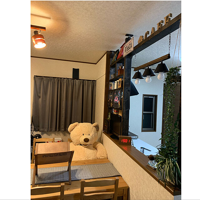 akipuのハグミー-ハグミービッグベア★134cmのくまのぬいぐるみ SITTING BEAR　大きなクマさんぬいぐるみ【135cm】　キャメルの家具・インテリア写真
